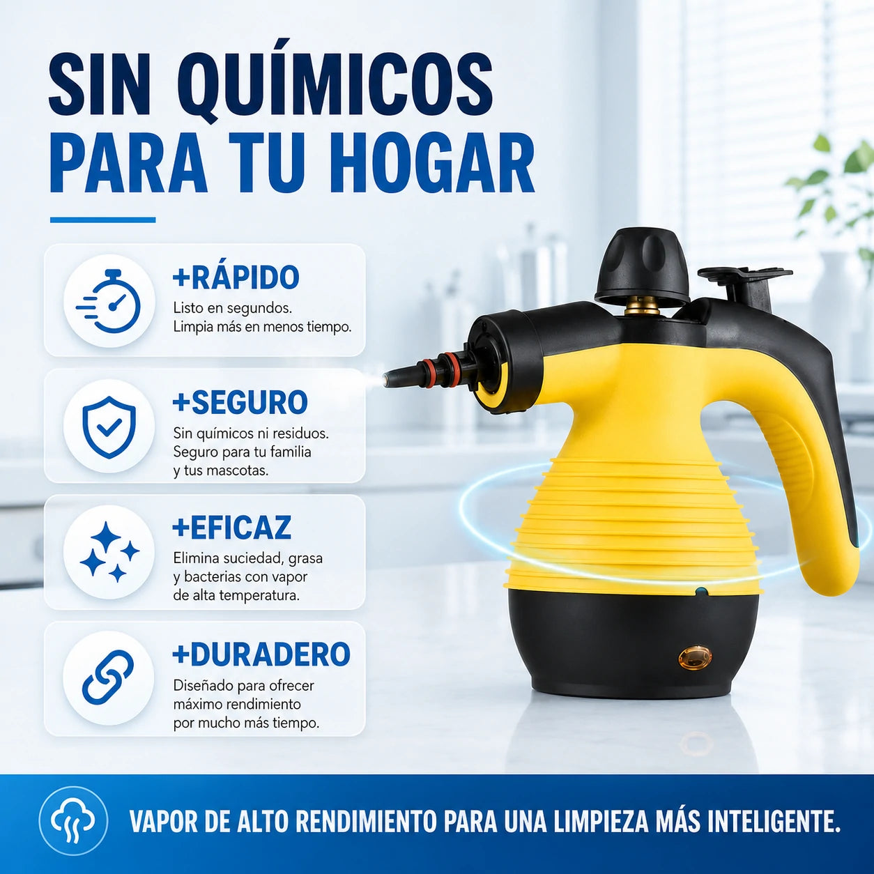 Limpiador a Vapor CleanEase Portátil