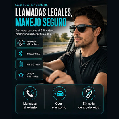 Lentes de Sol Bluetooth NimboLens | Llamadas Manos Libres al Volante