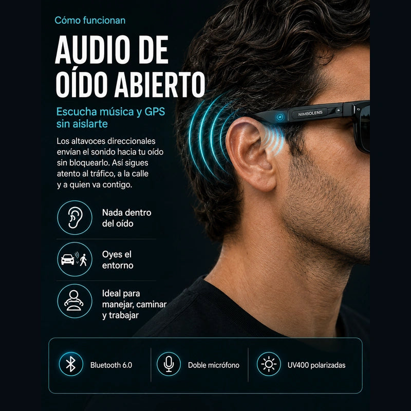 Lentes de Sol Bluetooth NimboLens | Llamadas Manos Libres al Volante