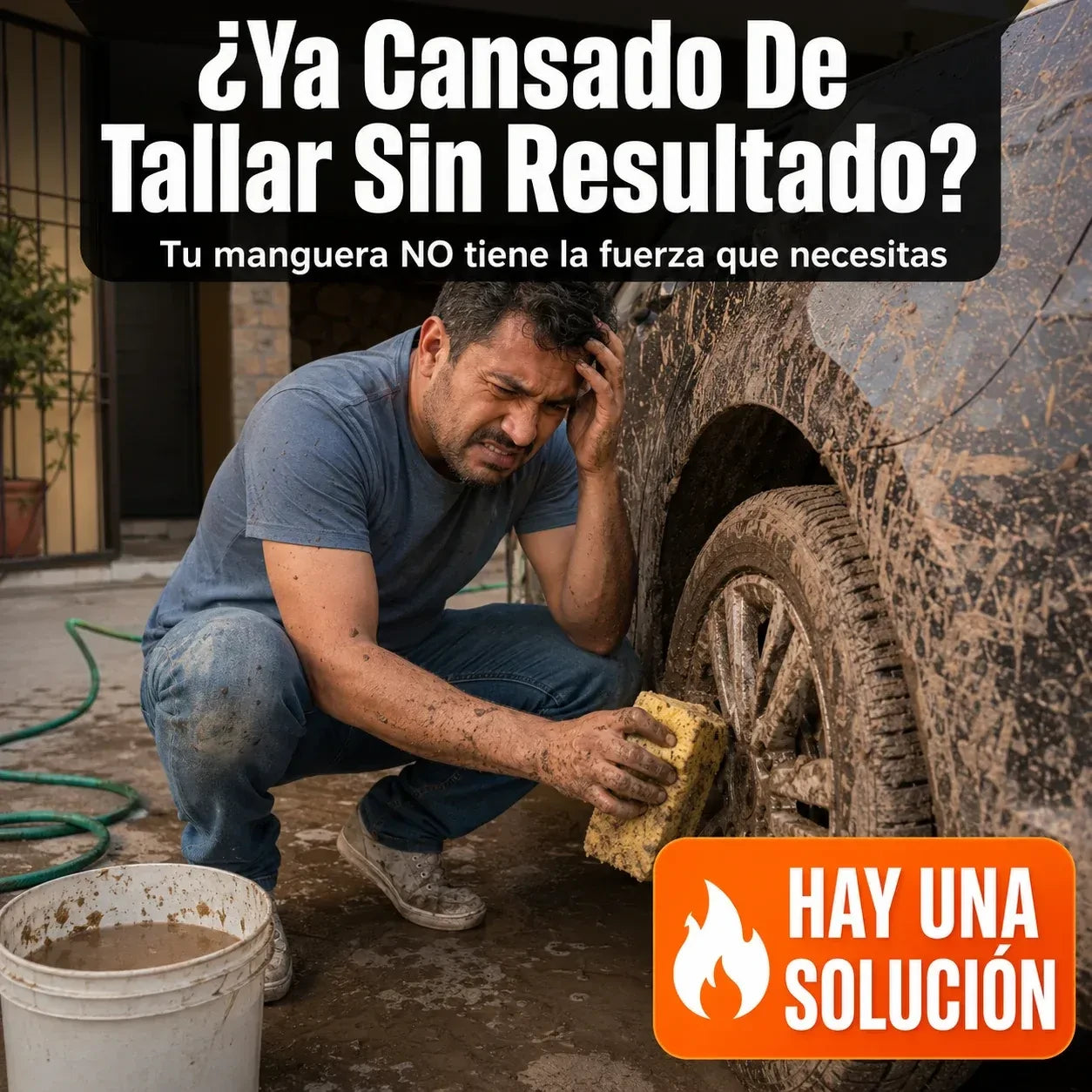 HydroBlast - Pistola de Alta Presión | Limpia Todo 10x Más Rápido Sin Esfuerzo