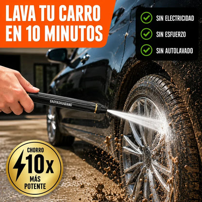 HydroBlast - Pistola de Alta Presión | Limpia Todo 10x Más Rápido Sin Esfuerzo
