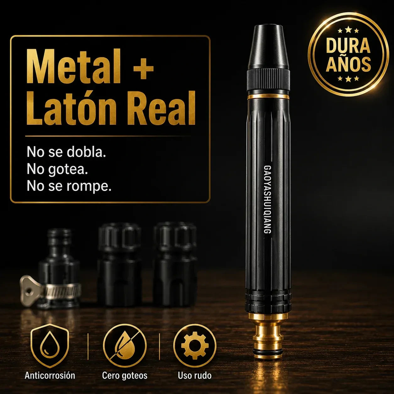 HydroBlast - Pistola de Alta Presión | Limpia Todo 10x Más Rápido Sin Esfuerzo