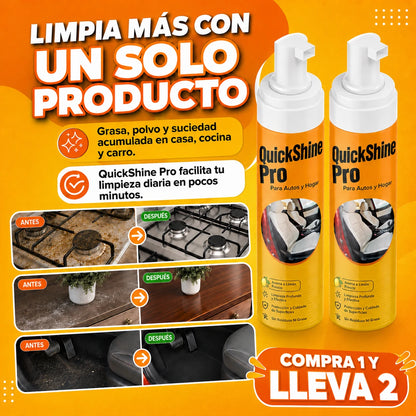 QuickShine Pro | Elimina manchas imposibles - Compra 1 y Lleva 2