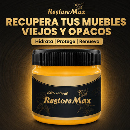RestoreMax - Cera Renovadora de Madera | Recupera Brillo, Color y Protección