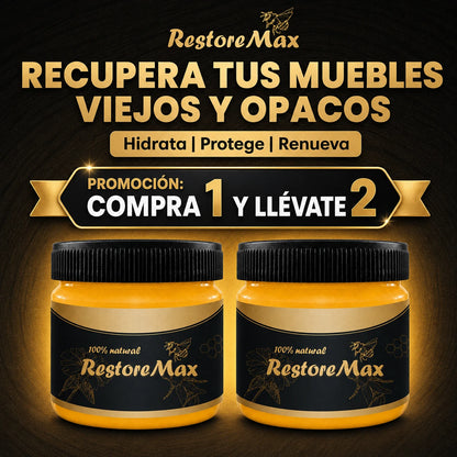 RestoreMax - Cera Renovadora de Madera - Compra 1 y Llévate 2