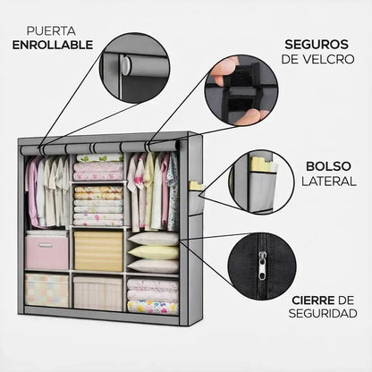 Closet Plegable Multiuso SmartCloset + Robot Aspirador RoboSpark