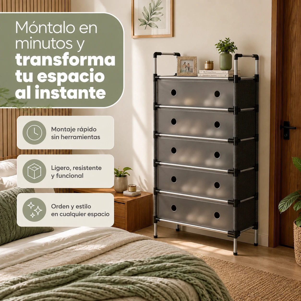 SmartOrganizer: Zapatero Multifuncional de 6 Niveles