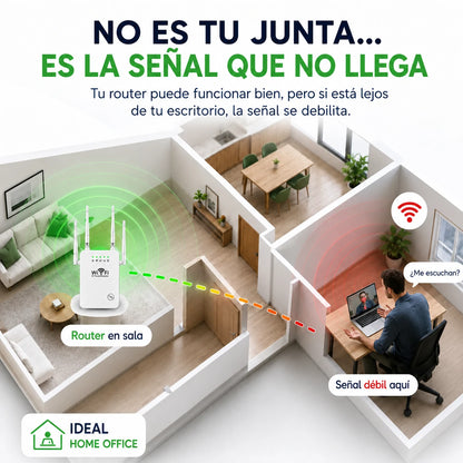Repetidor WiFi de Alta Cobertura | Conexión en Todos los Espacios de tu Hogar