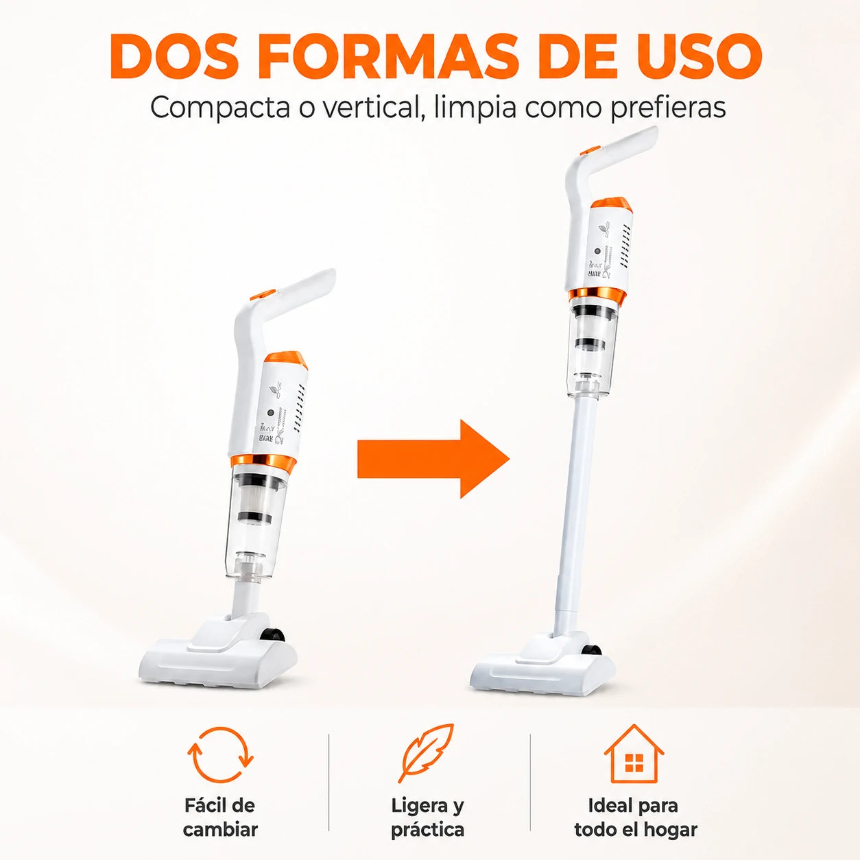Aspiradora Inalámbrica 4 en 1 TurboSweep Pro
