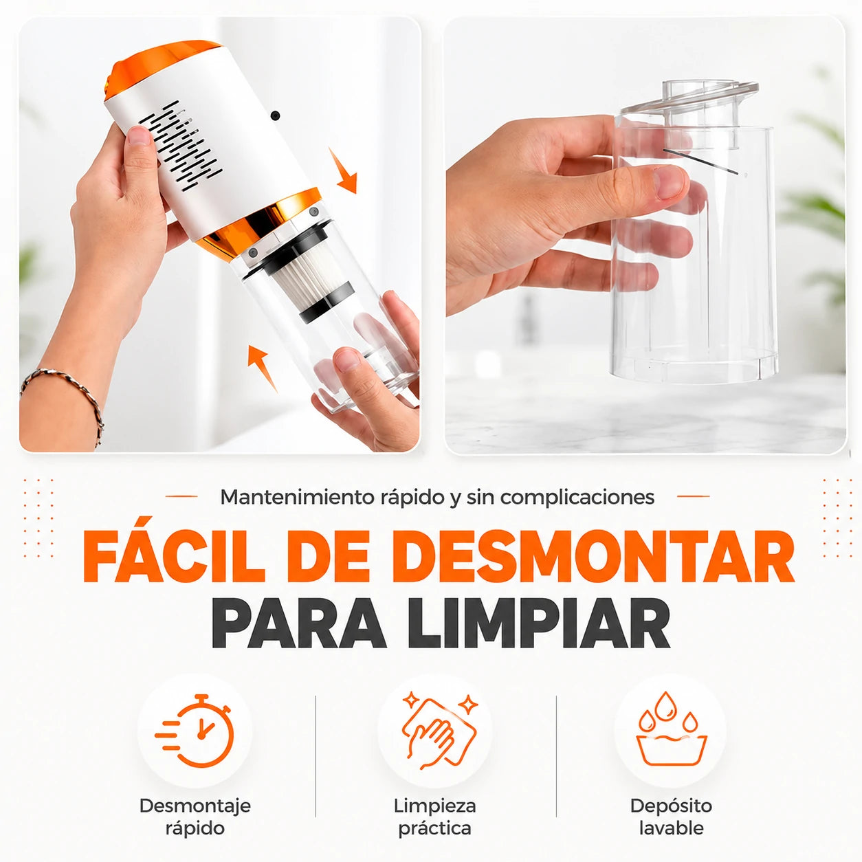 Aspiradora Inalámbrica 4 en 1 TurboSweep Pro