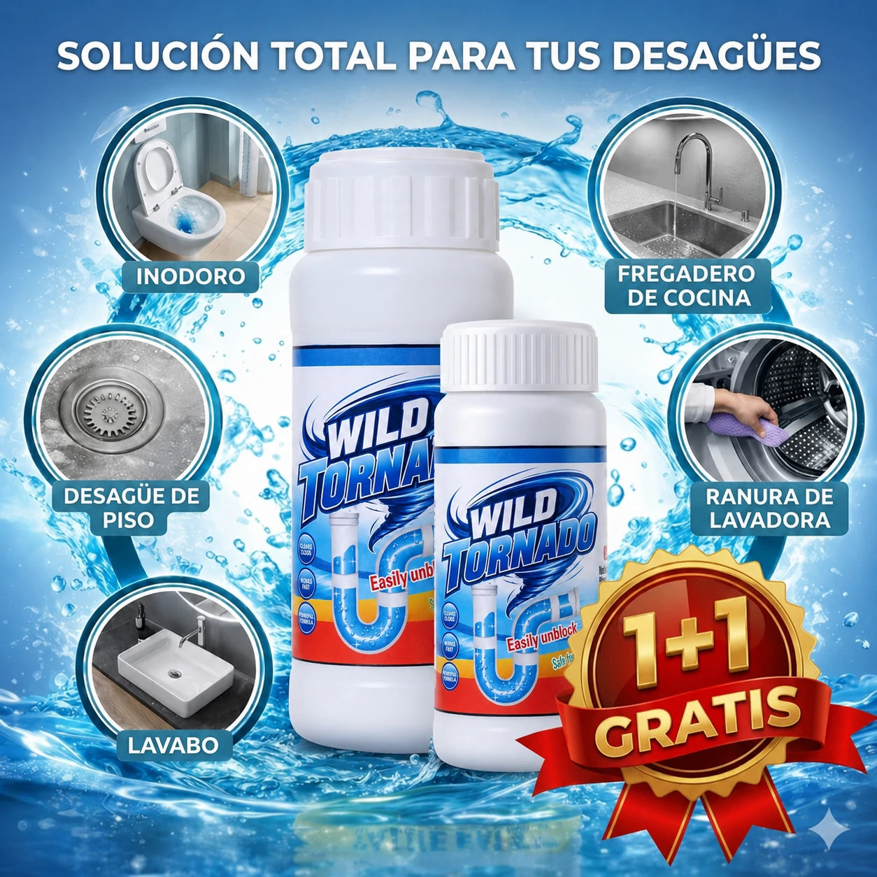 WildTornado - Polvo Limpia Tuberia🧽 | 🚨2x1 SOLO HOY🚨