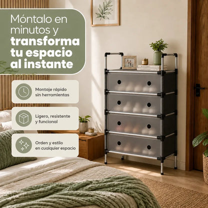 SmartOrganizer: Zapatero Multifuncional de 5 Niveles